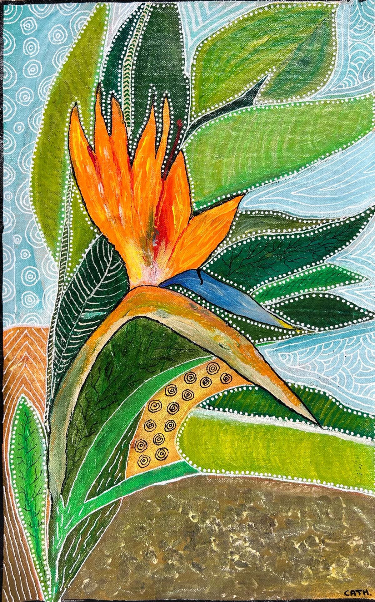 L’oiseau du paradis de Ténérife