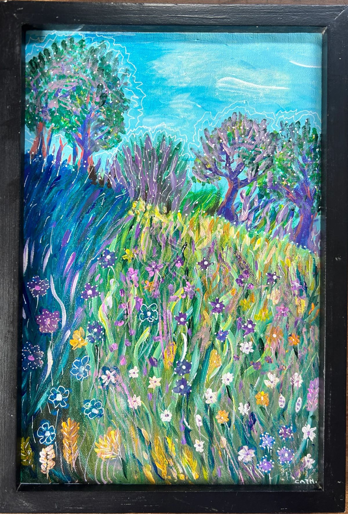 Dans le pré