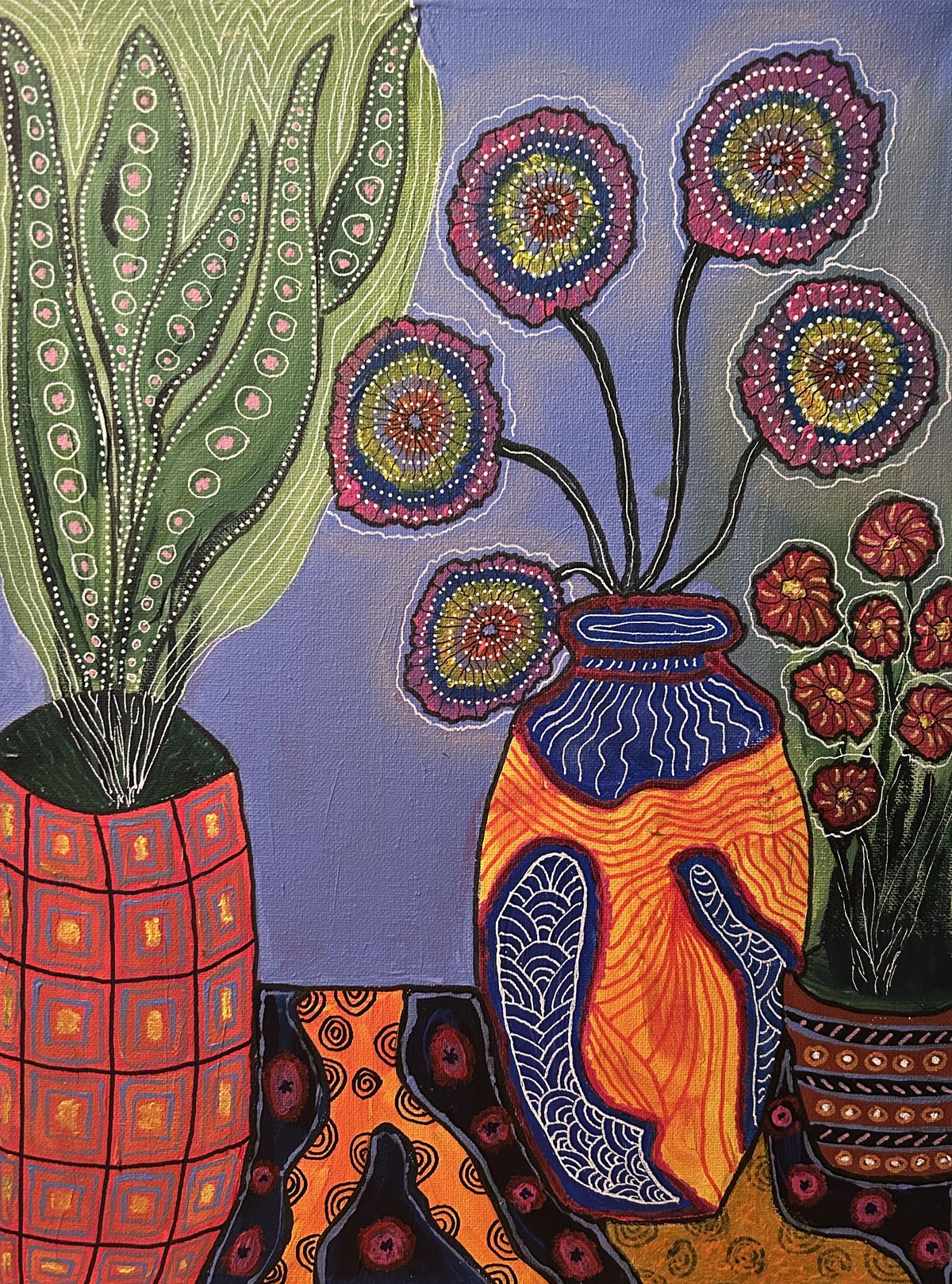 Le vase bleu