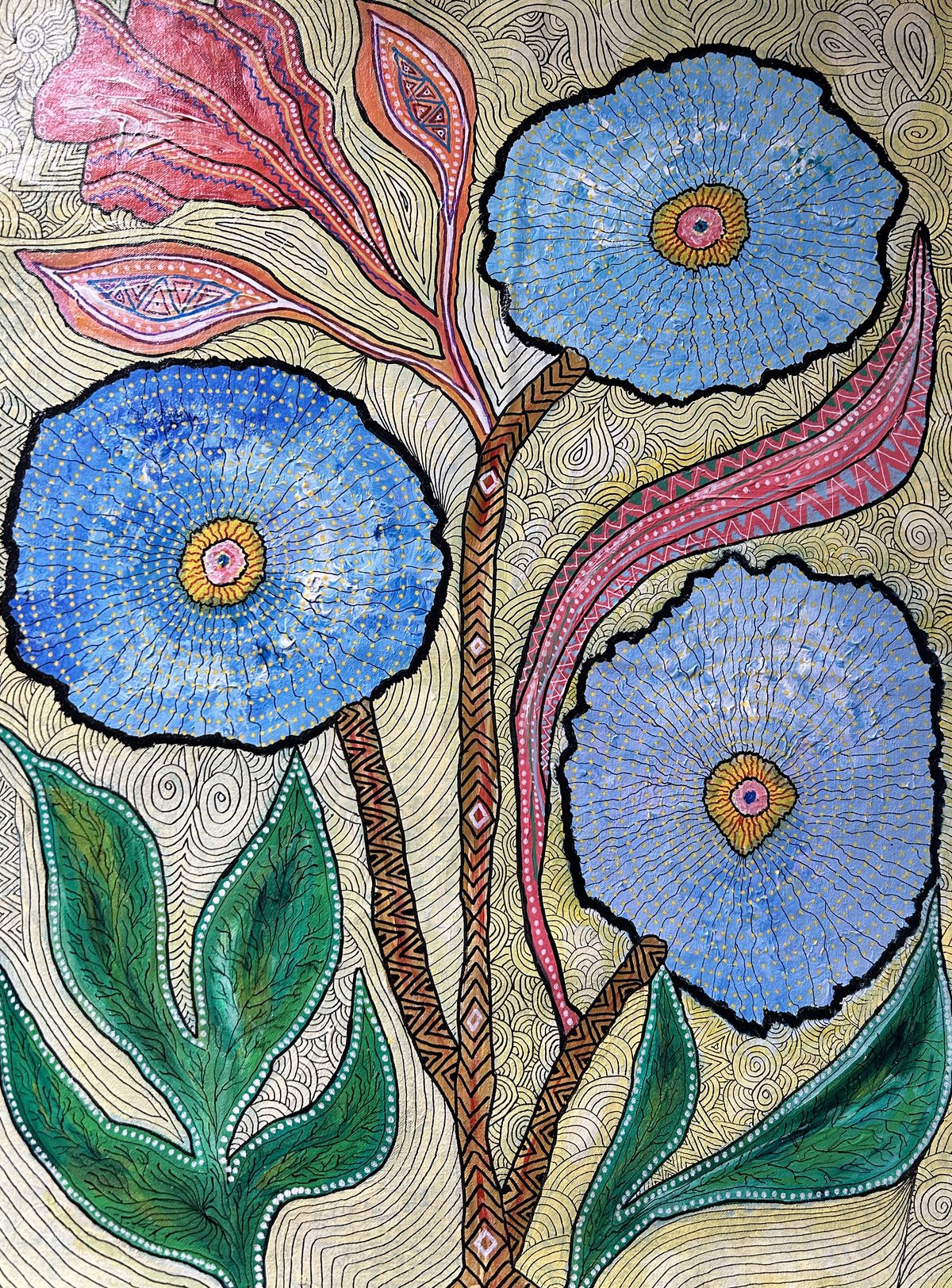 Les pavots bleus