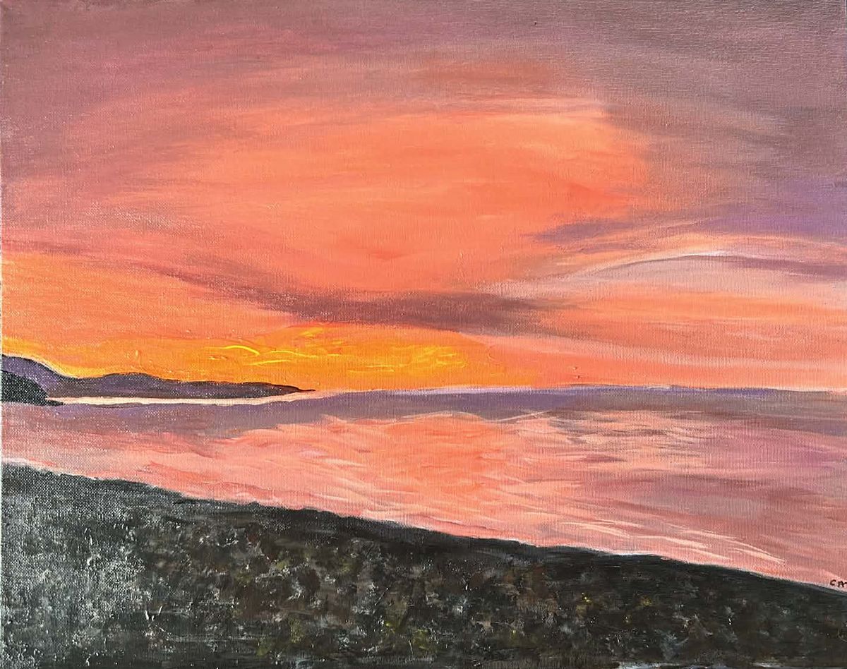 Lever du soleil sur l'Anse-au-sac